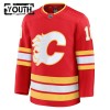 Calgary Flames Hockeydrakt Fanatics Premium Jonathan Huberdeau 2024-25 Rød Hjemme - Barn